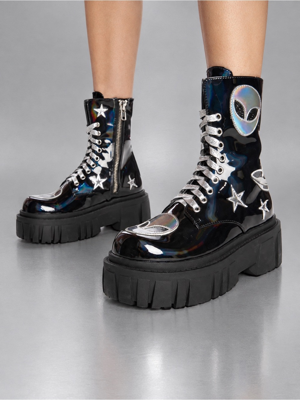 Club EXX invade your space combat boots